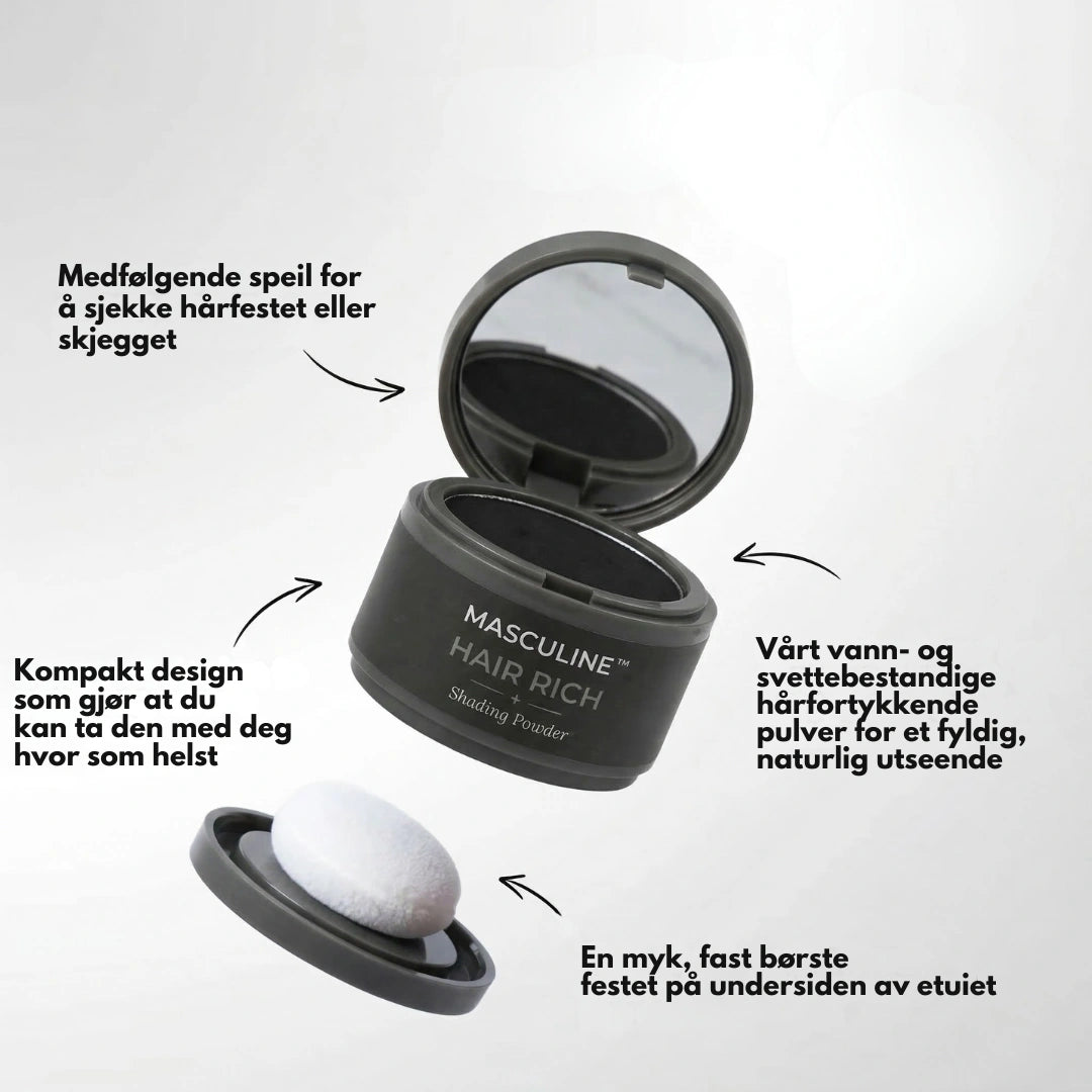 Masculine HairRich™ - Premium Håravfallsfiller för män