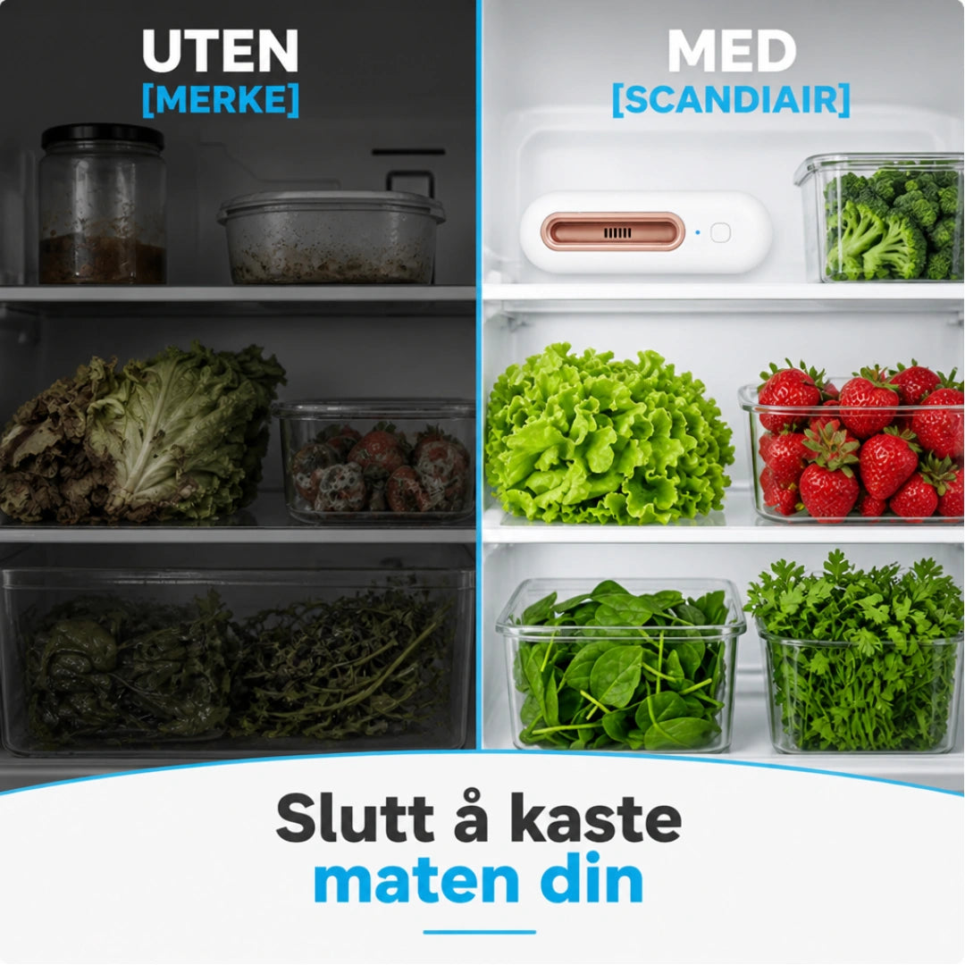 ScandiFridge™ - Håller maten färsk upp till 4 gånger längre & minskar dina matkostnader