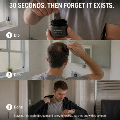 Masculine HairRich™ - Premium Håravfallsfiller för män