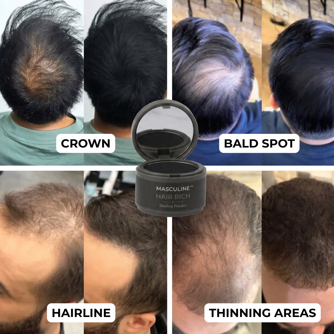 Masculine HairRich™ - Premium Håravfallsfiller för män