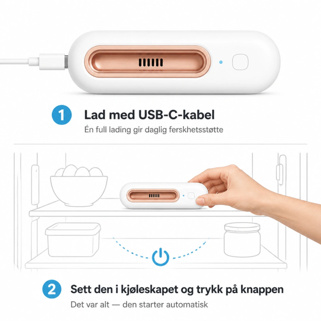 ScandiFridge™ - Håller maten färsk upp till 4 gånger längre & minskar dina matkostnader