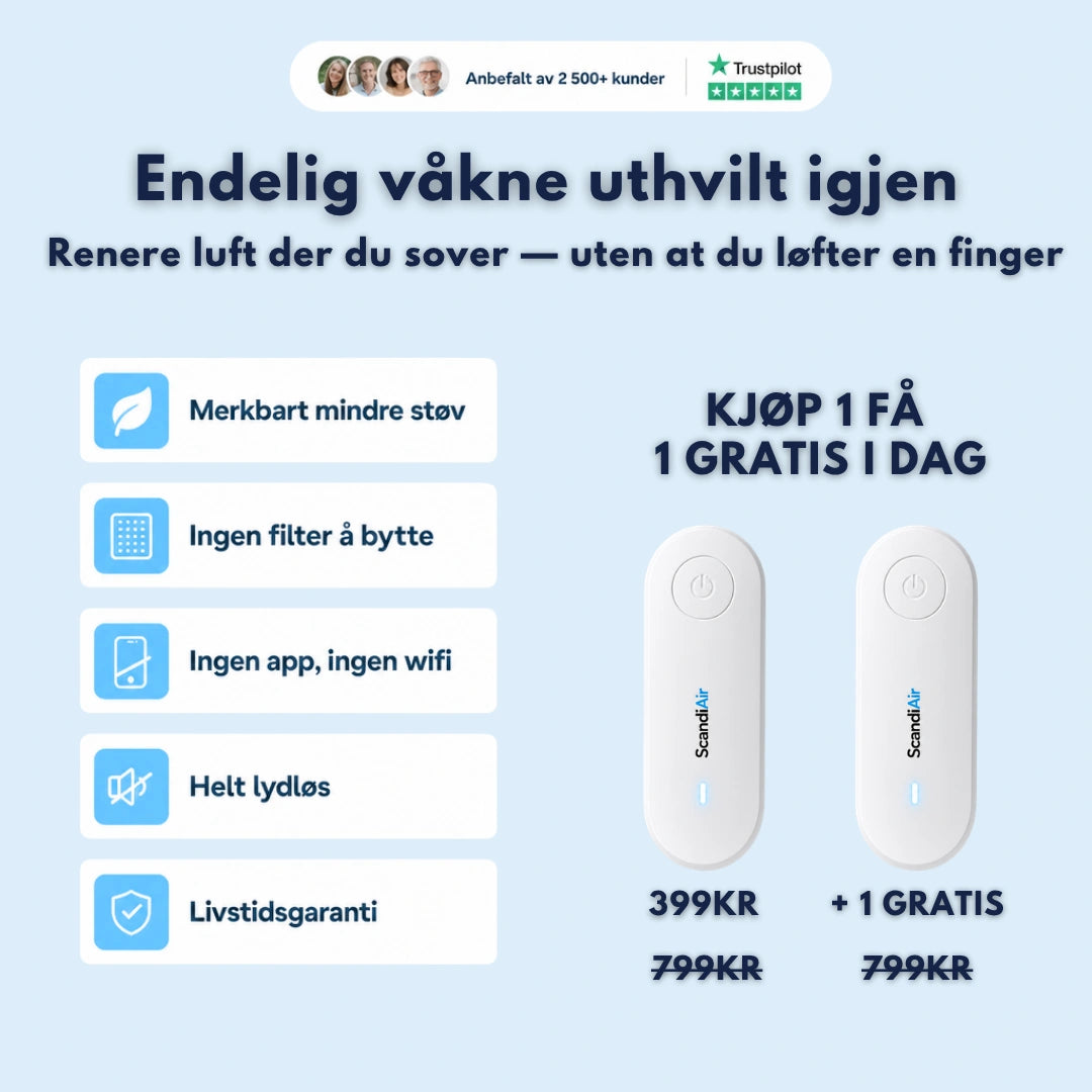 ScandiAir - Ge familjen renare luft och ett hälsosammare hem